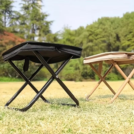 Portable Folding Stool Lightweight Camping Chair Foldable Seat for Fishing Hiking Travel Outdoor & Indoor Use